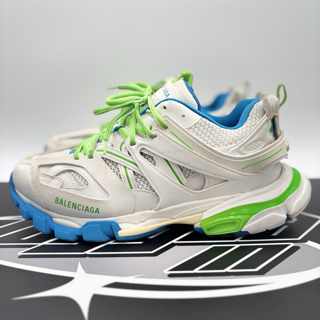 Size 45 (12 US) - Balenciaga Track ' White Blue Green ' | GREAT CONDITION!