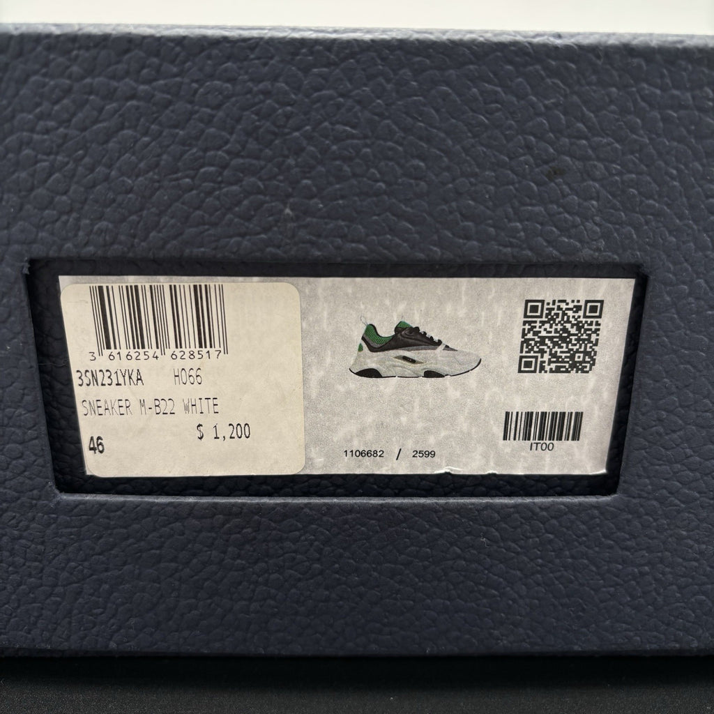 Size 46 (13 US) - Dior B22  Sneaker ' Green, White ' | SUPER CLEAN!