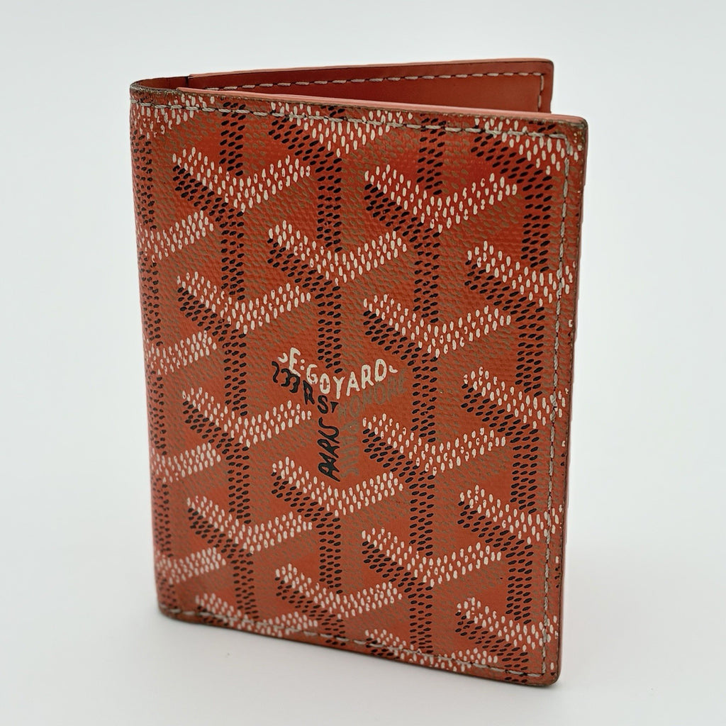 Goyard Saint Marc Card Holder Wallet ' Orange ' | 100% AUTHENTIC!