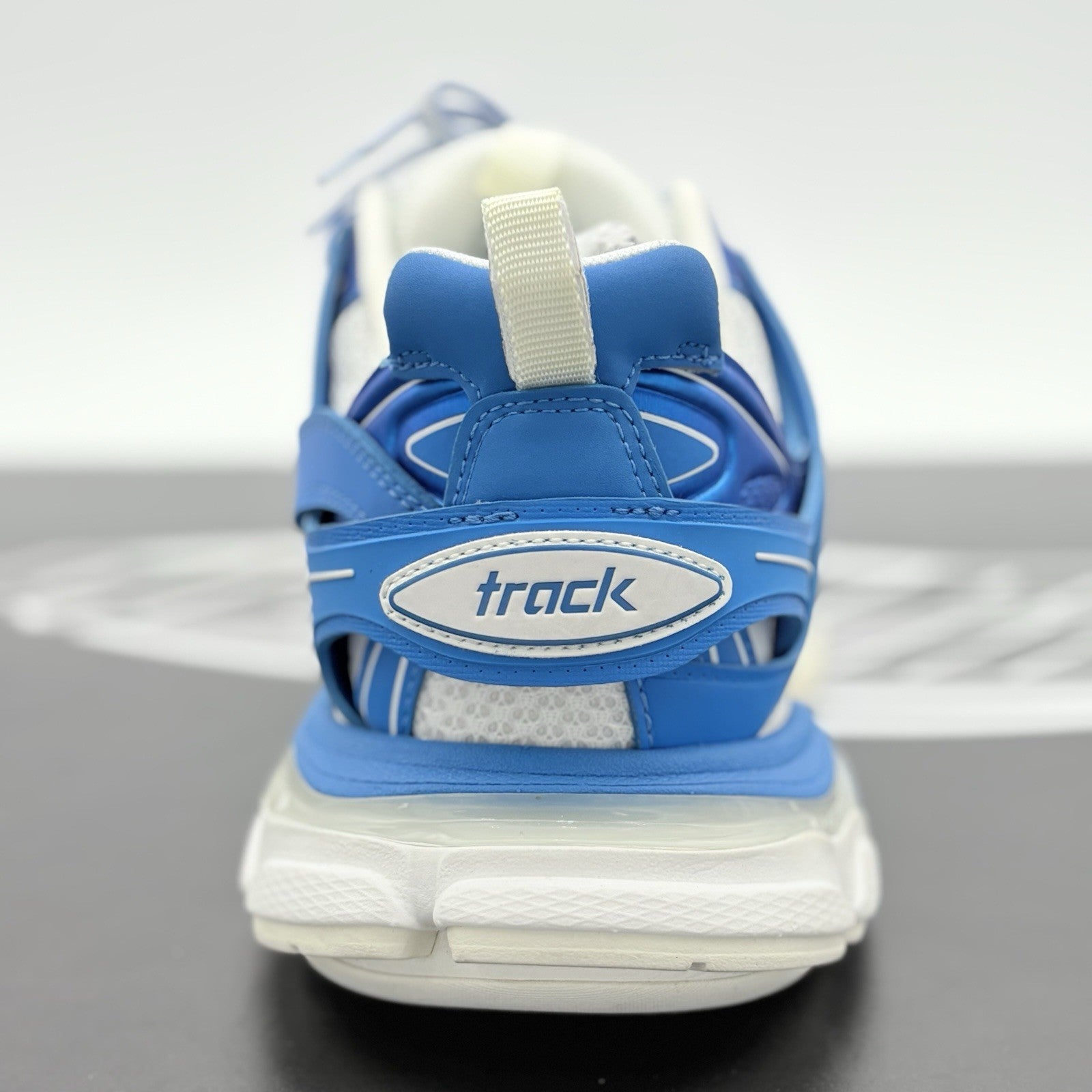 Size 40 (7 US) - Balenciaga Track LED Sneaker ' White Blue ' | BRAND NEW!