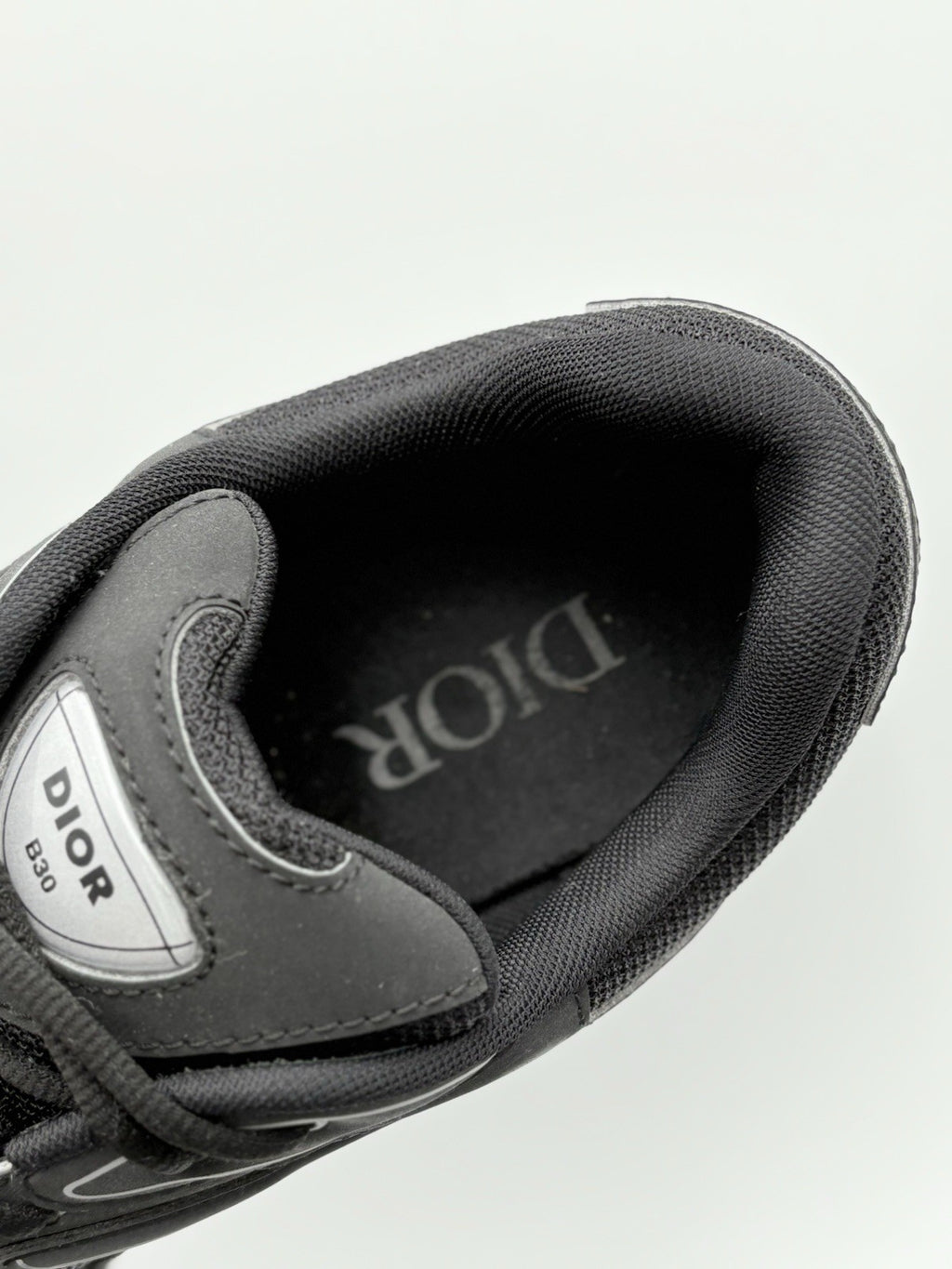 Size 45 (12 US) Dior B30 Reflective Sneaker ' Black ' | SUPER CLEAN!