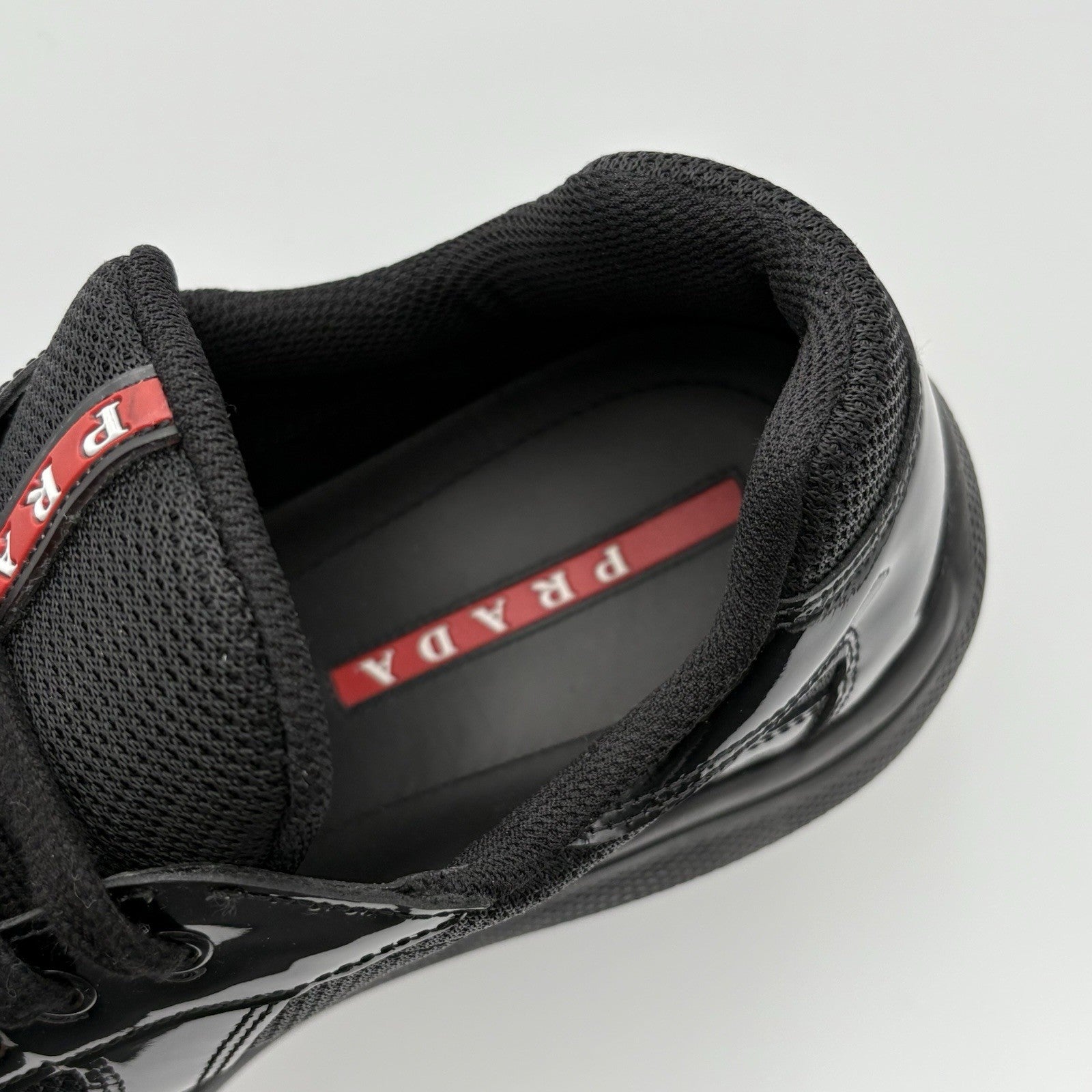 Size 10.5 UK (11.5 US) Prada Americas Cup ' Black ' | SUPER CLEAN!