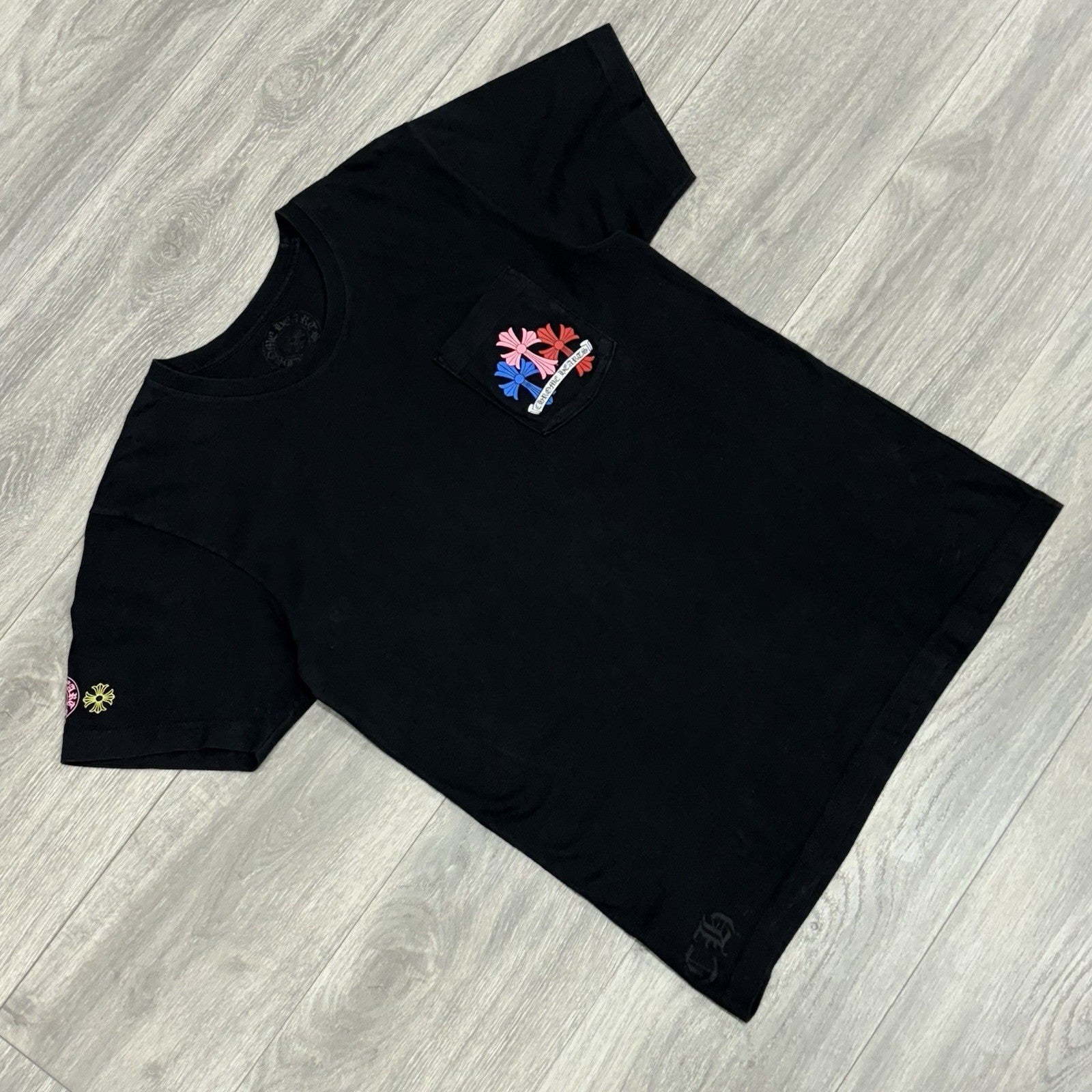 Size M - Chrome Hearts Multi Cross Cemetery T-Shirt ' Black ' | SUPER CLEAN!