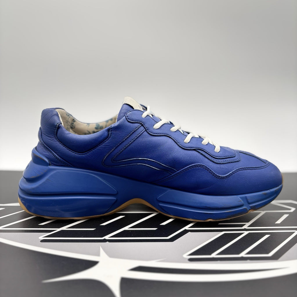 Size 8 G (8.5 US) - Gucci Rhyton MLB Edition ' New York Yankees Blue '