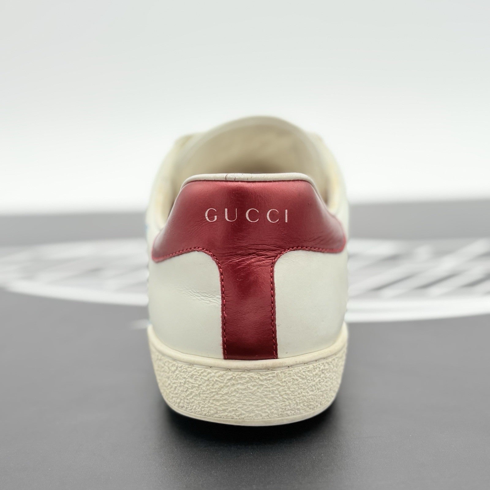Size 9 G (9.5 US) - Gucci Ace Leather ' Loved '