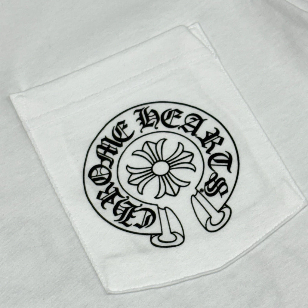 Size M - Chrome Hearts Las Vegas Horseshoe Logo T-Shirt ' White ' | BRAND NEW