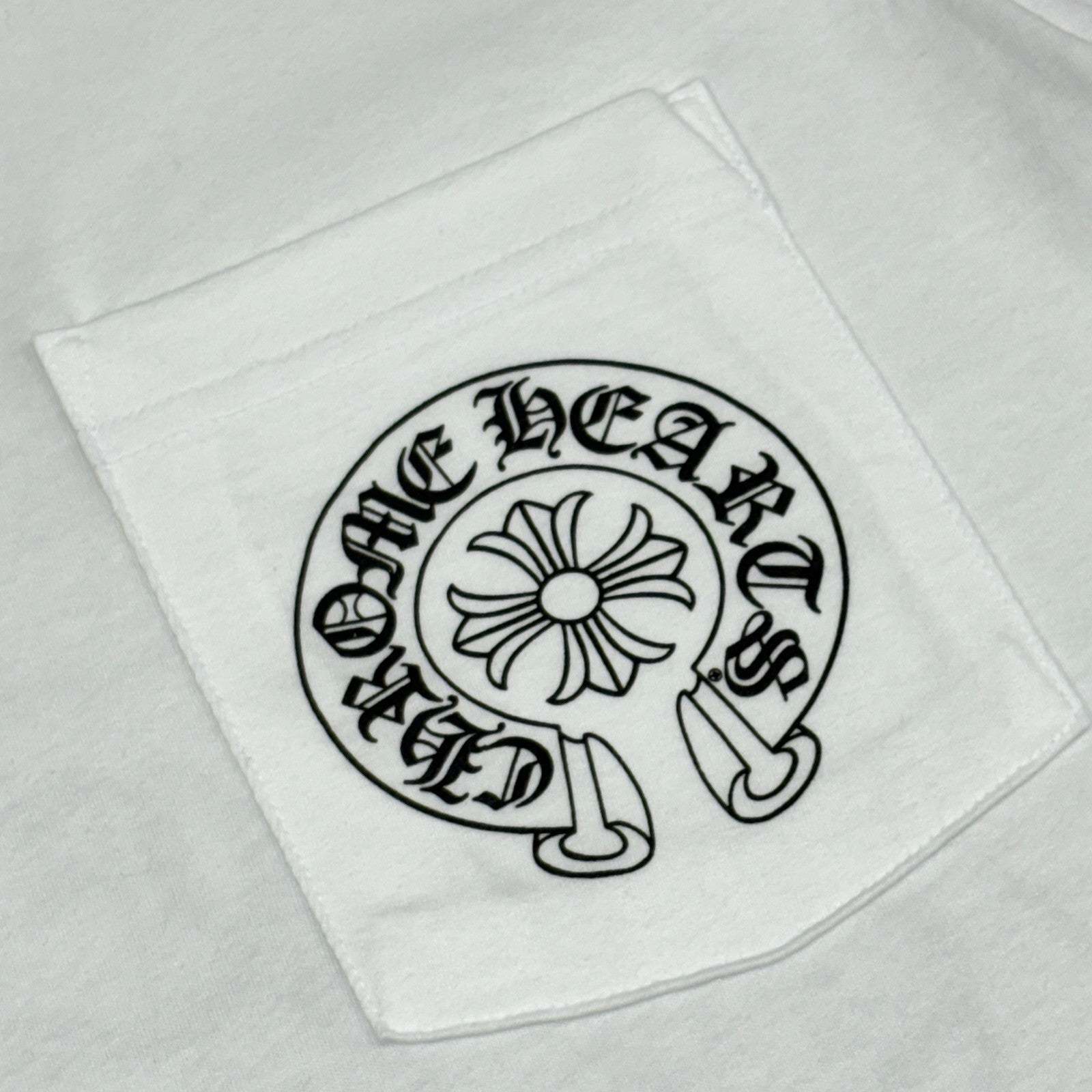 Size M - Chrome Hearts Las Vegas Horseshoe Logo T-Shirt ' White ' | BRAND NEW
