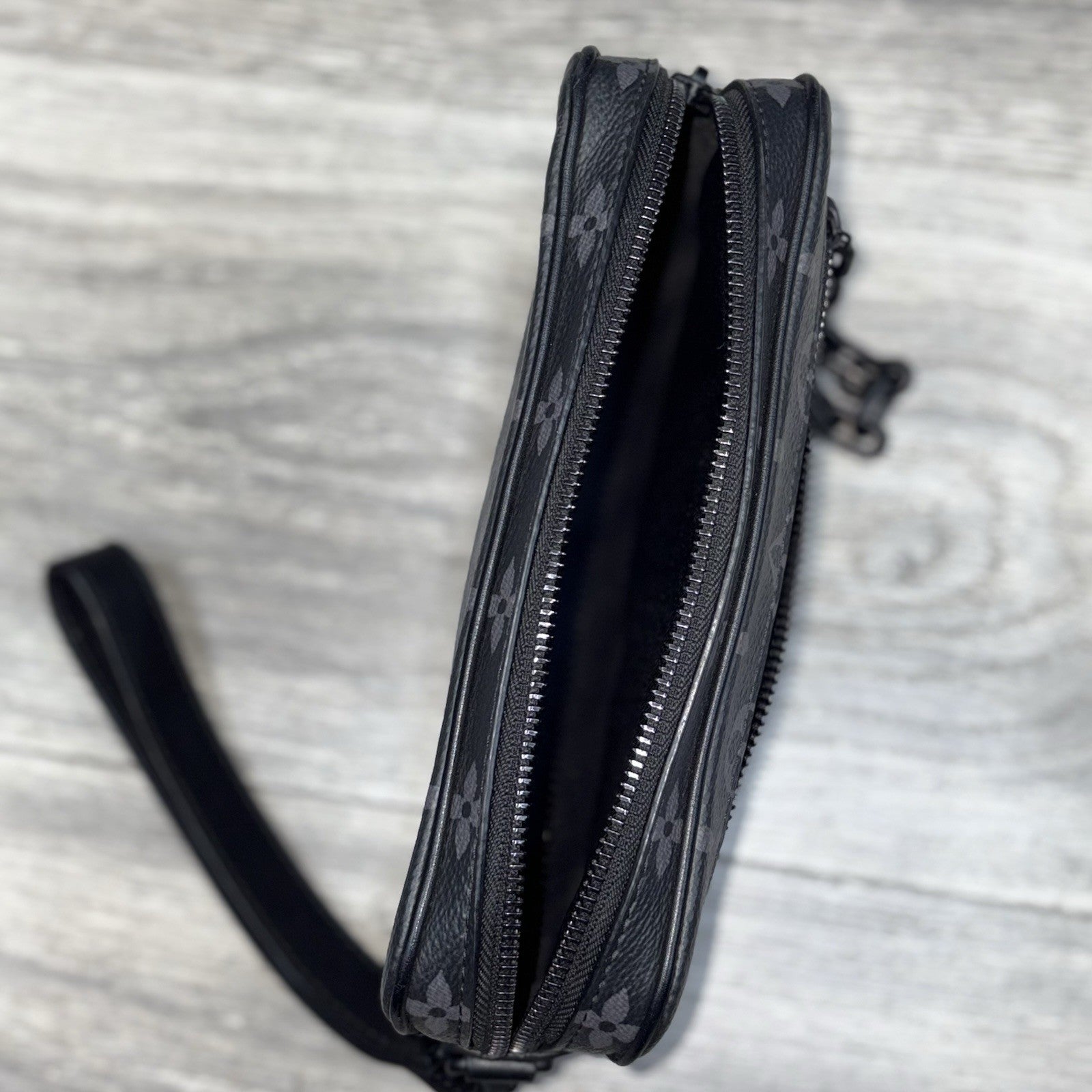 Louis Vuitton Pochette Volga Monogram Eclipse ' Black ' | SUPER CLEAN!