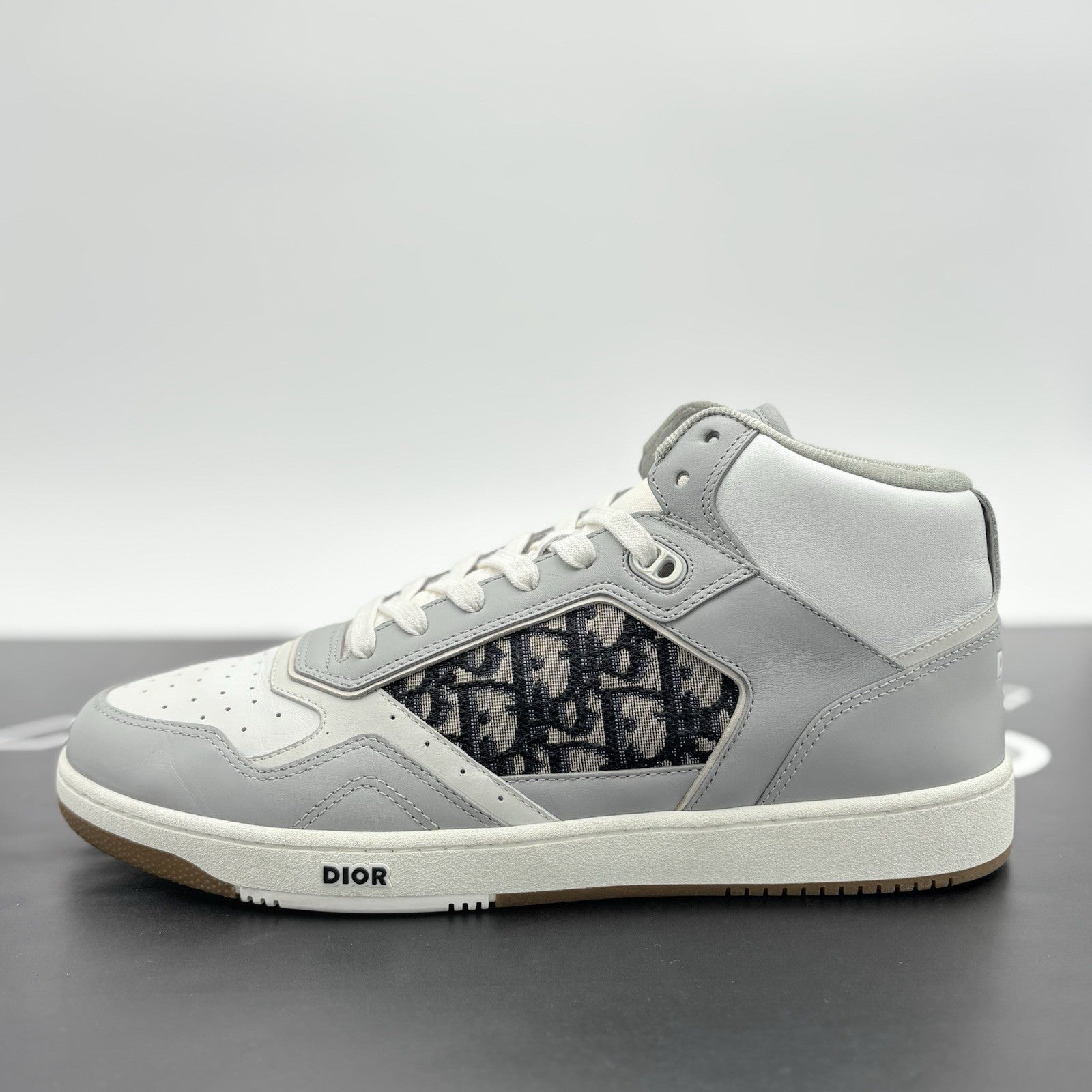 Size 45 (12 US) Dior B27 Oblique High Top ' Grey ' | SUPER CLEAN!