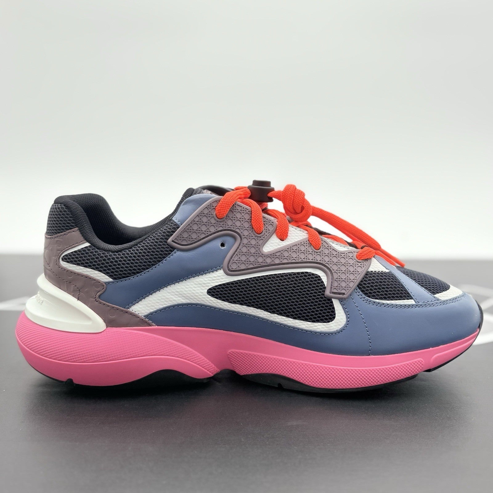 Size 41 (8 US) - Dior Mens B24 ' Muave Pink Navy ' Low Top | ONLY TRIED ON!