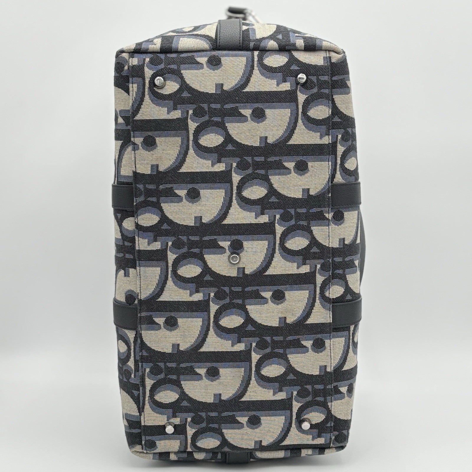 Dior Oblique Jacquard Maxi Weekender 40 Bag ' Beige ' | SUPER CLEAN!