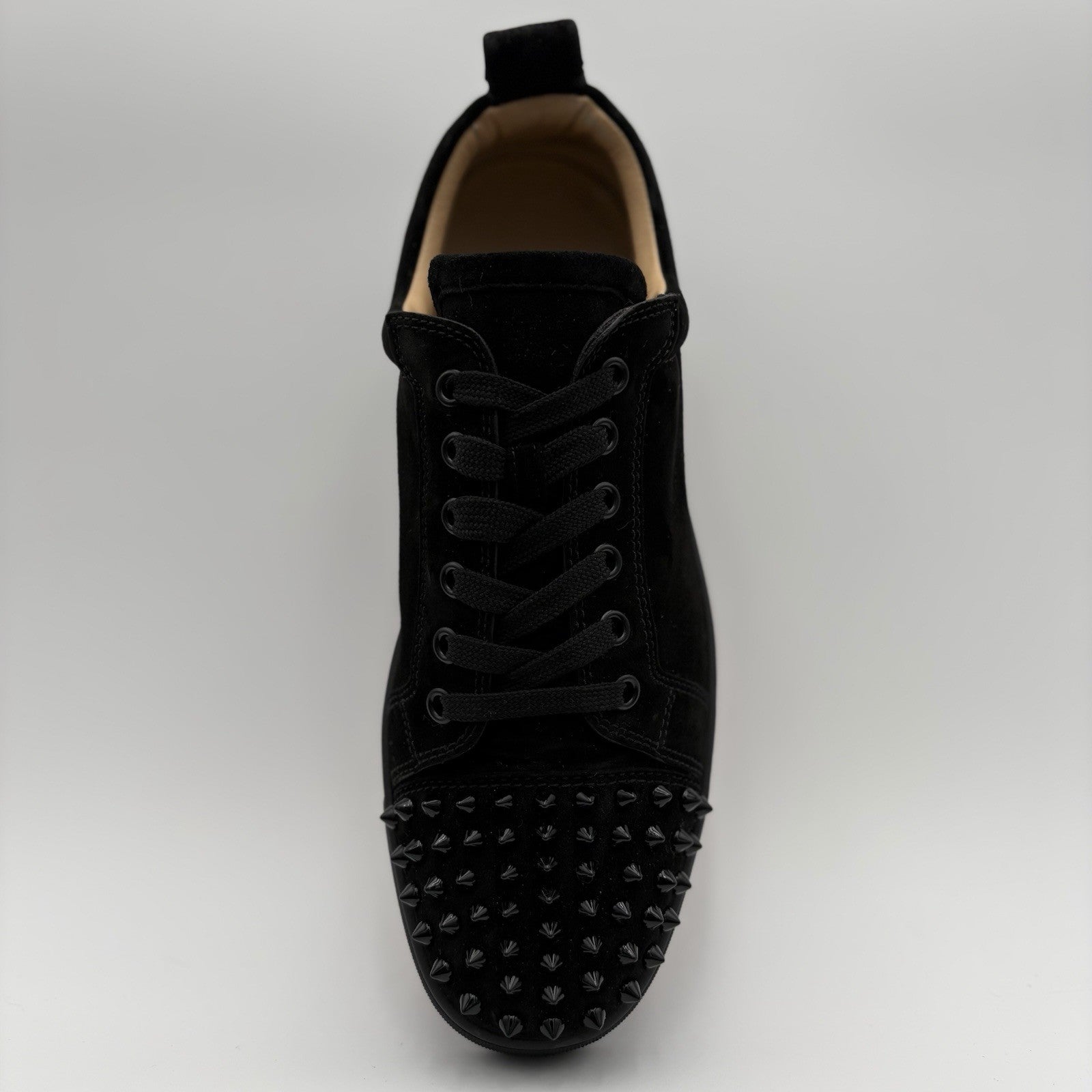 Size 41 (8 US) Christian LouBoutin Louis Junior  Spikes ' Black ' | GOOD COND!