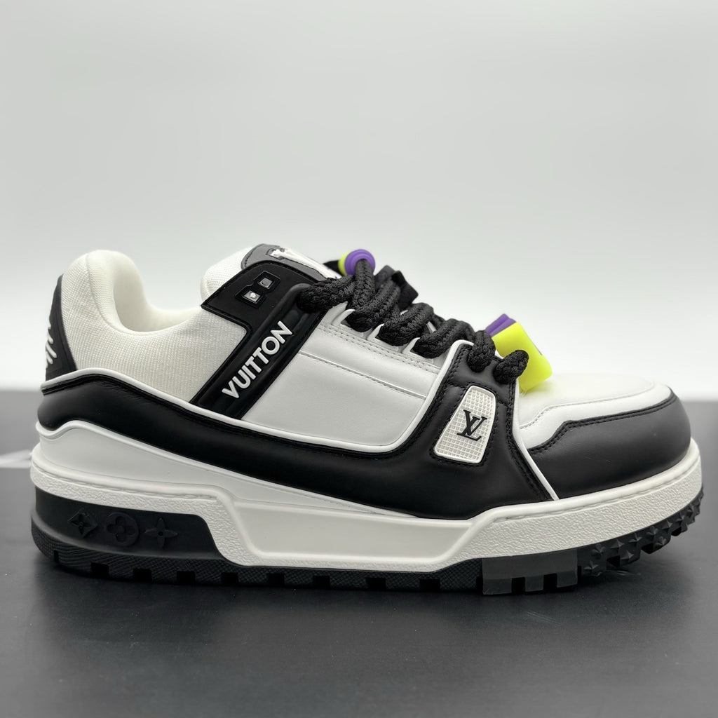 Size 10.5 LV (11.5-12 US) - Louis Vuitton Maxi ' Black White ' | ONLY TRIED ON!