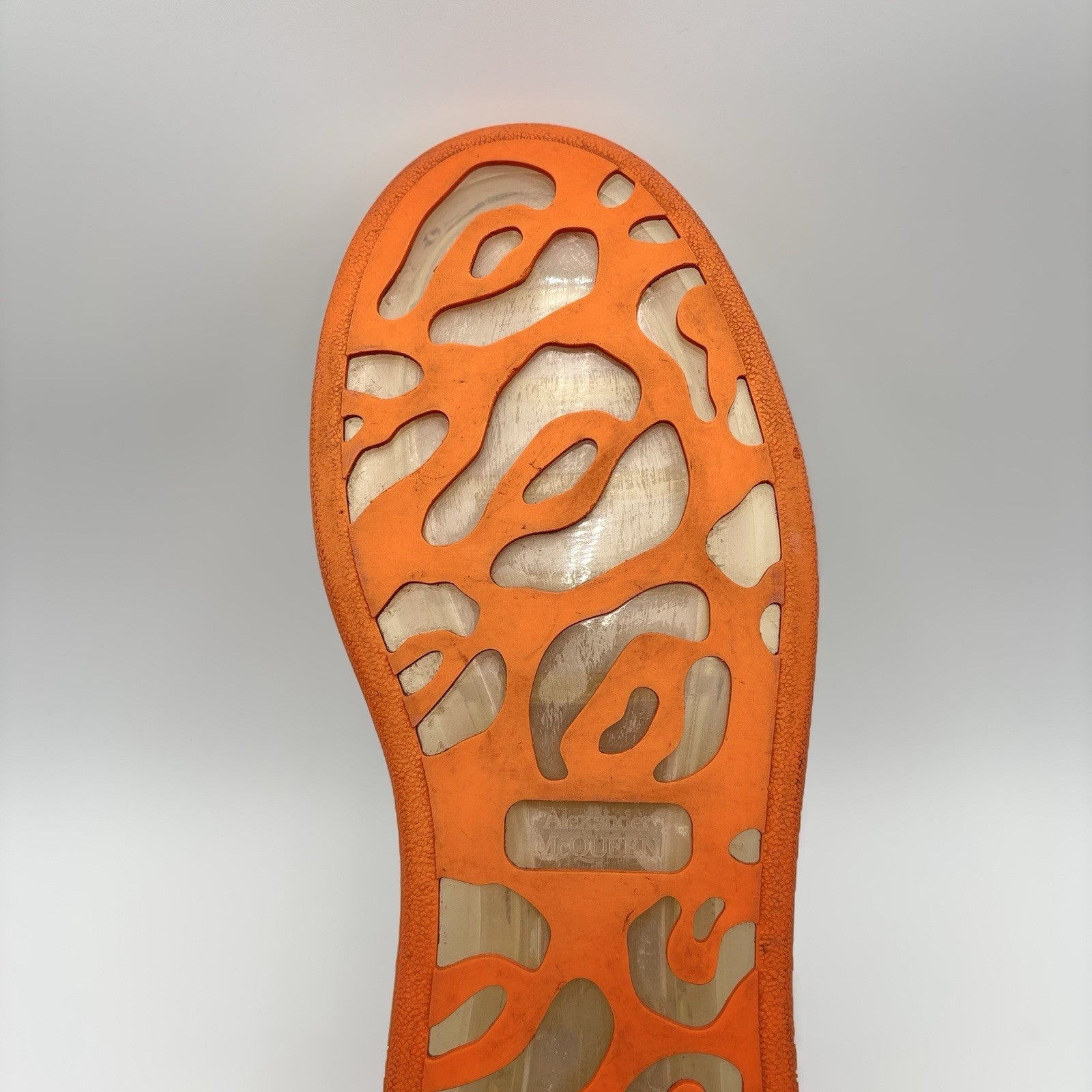 Size 43 (10 US) Alexander McQueen ' Translucent Orange ' | GREAT COND!