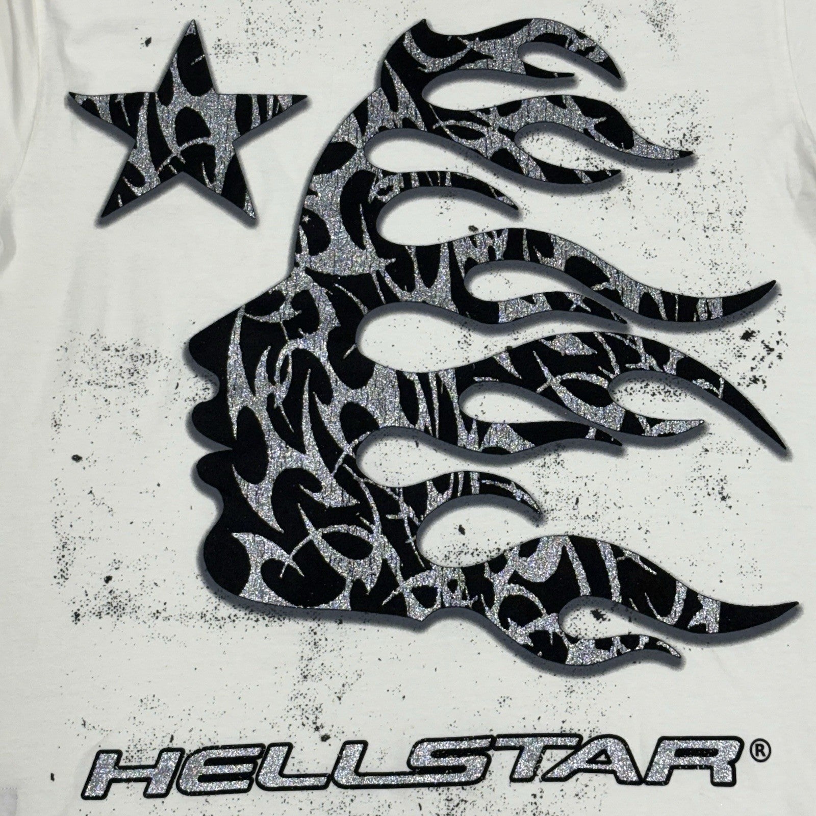 Size Large - Hellstar Glitter P2P T-Shirt ' Black ' | NEW!