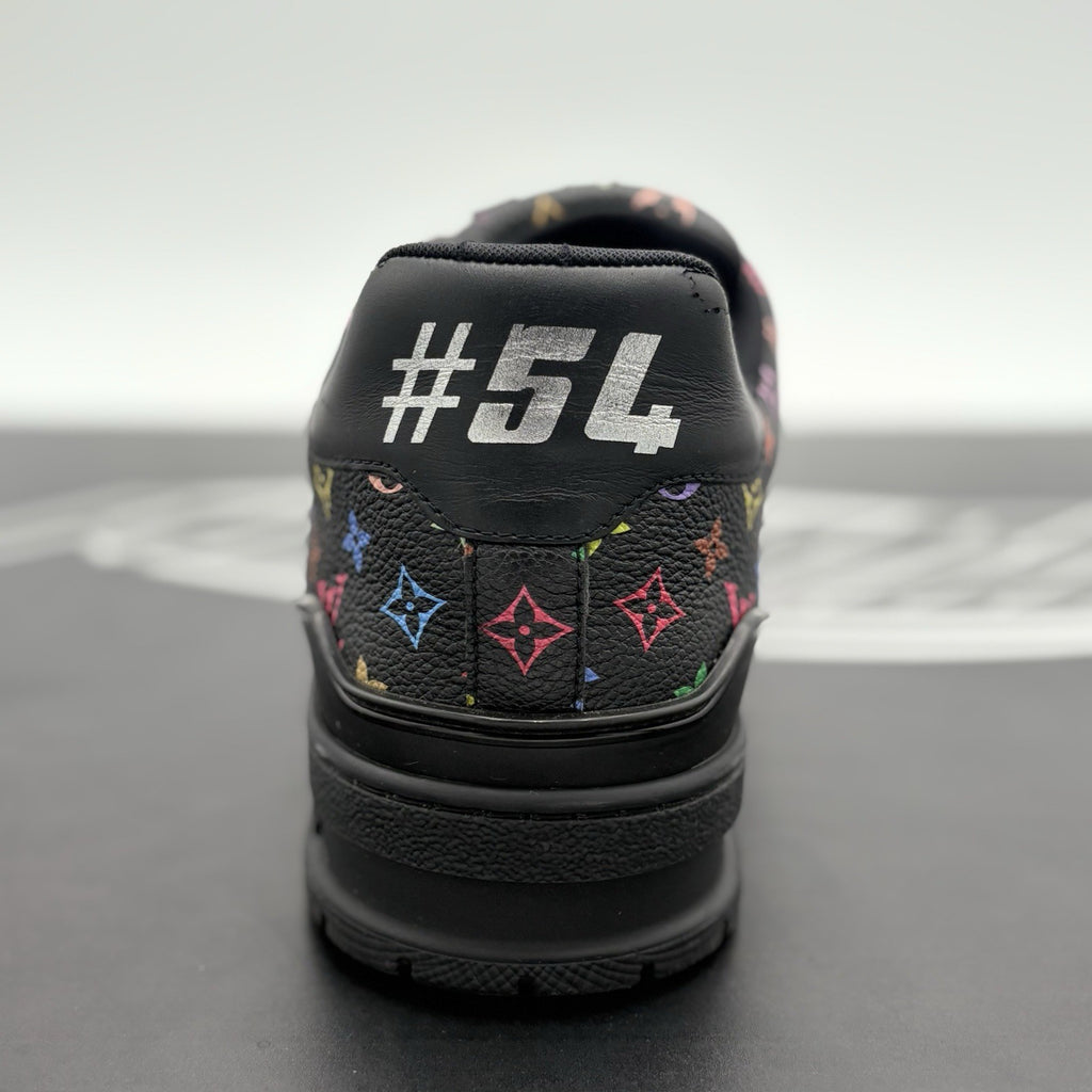 Size 8 LV (9-9.5 US) Louis Vuitton X Murakami Trainer ' Black ' | SUPER CLEAN