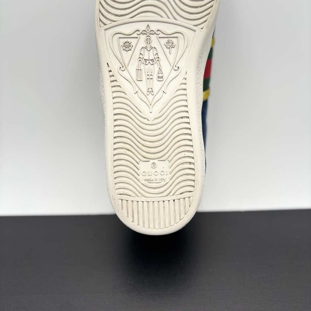 Size 9 G (9.5 US) - Gucci Ace ‘ Velvet Blue ‘ | GOOD CONDITION!