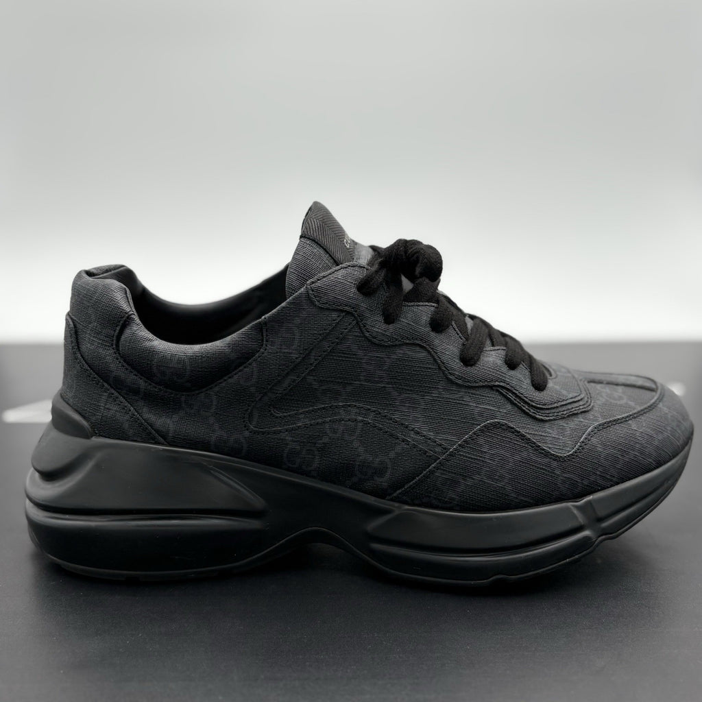 Size 8.5 G (9 US) - Gucci Rhyton ' Monogram Black ' | ONLY WORN 1-3x !