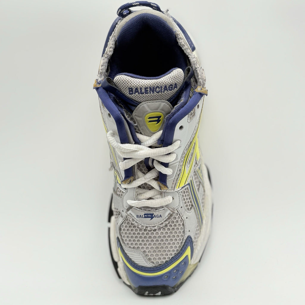 Size 41 (8 US) - Balenciaga Runner ' White Blue Yellow ' | GOOD CONDITION!