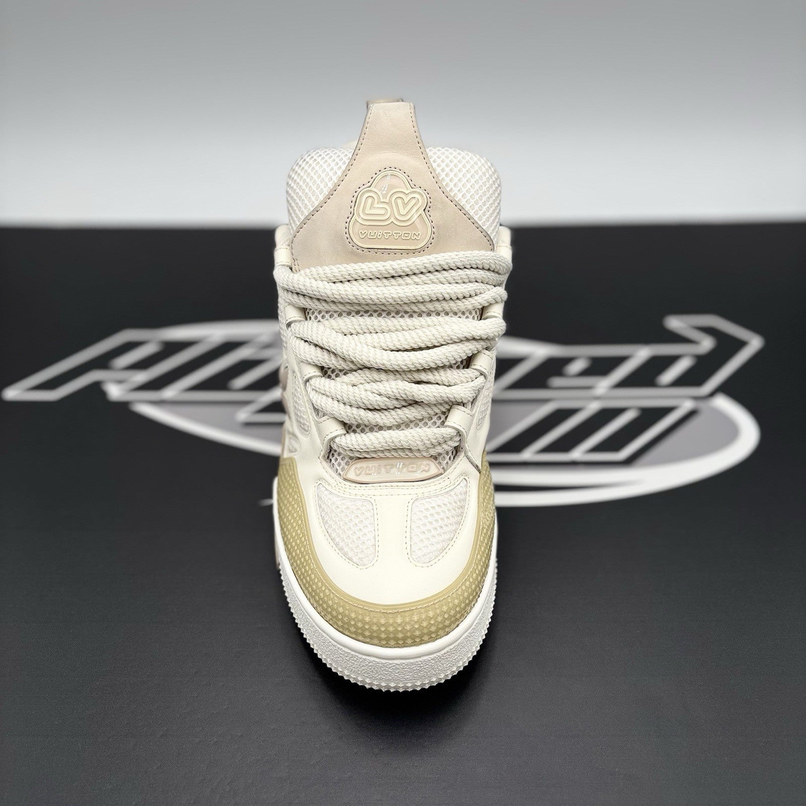 Size 7 LV (8-8.5 US) - Louis Vuitton Skate ' Beige White ' | GREAT COND!