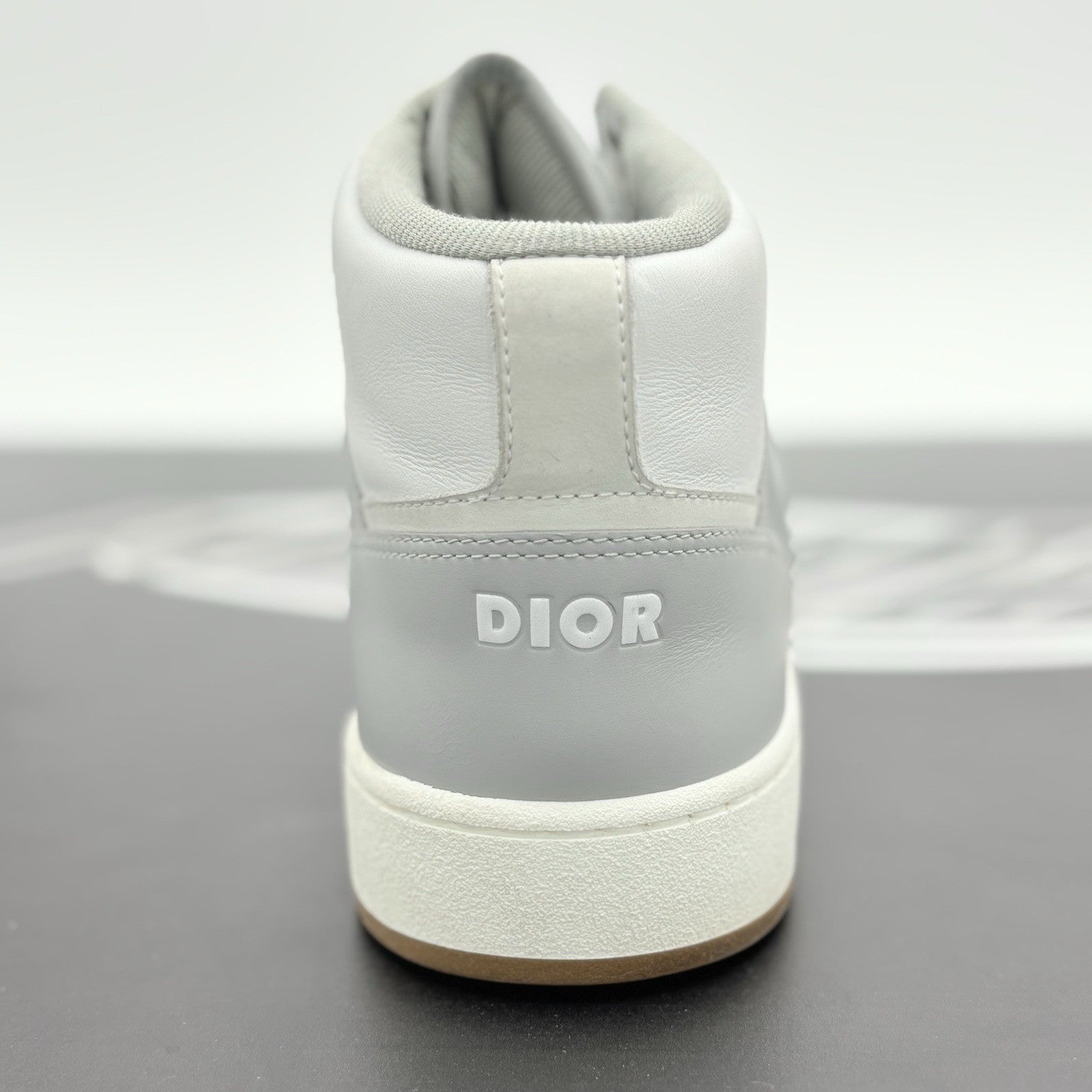 Size 45 (12 US) Dior B27 Oblique High Top ' Grey ' | SUPER CLEAN!