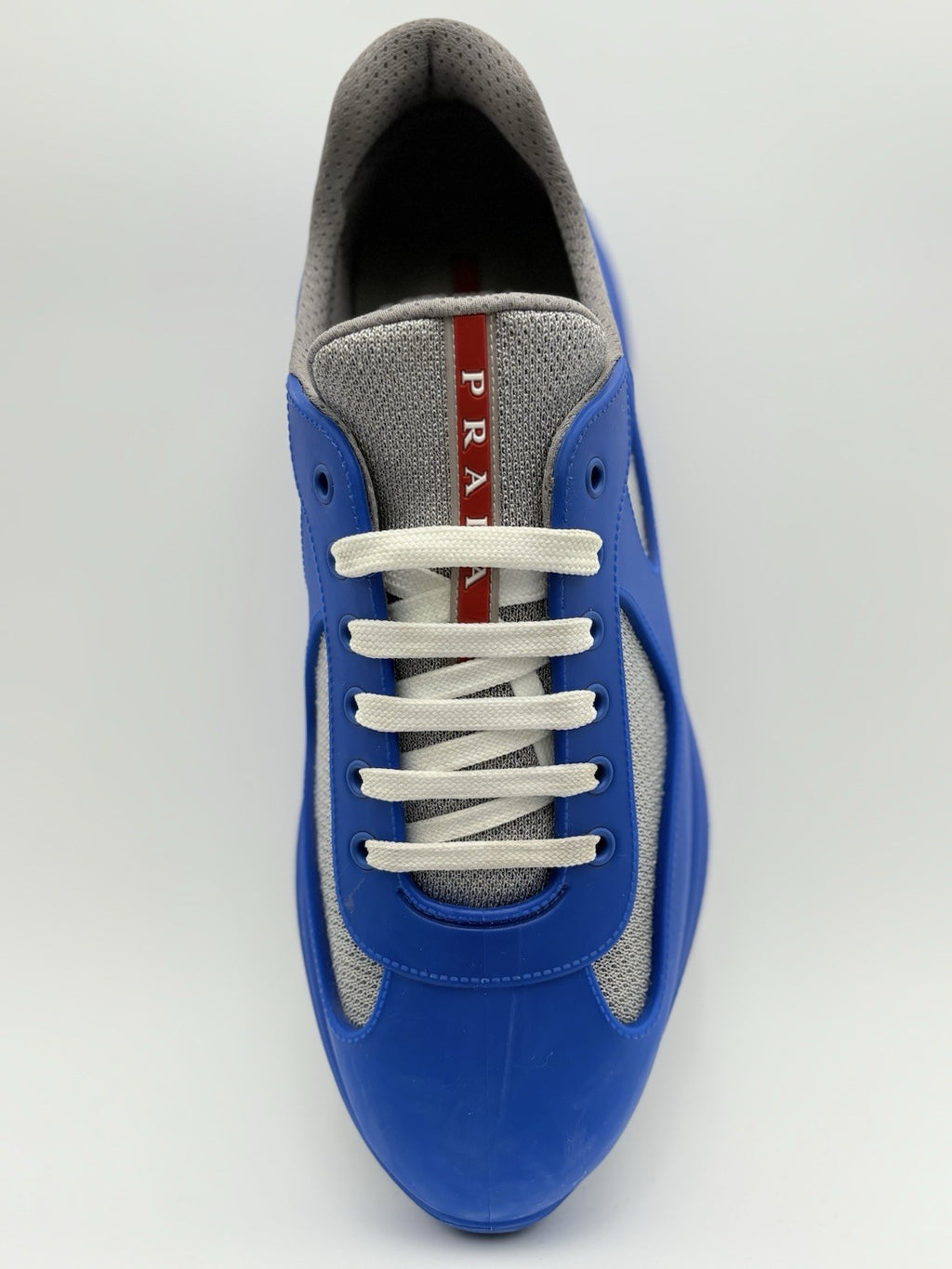 Size 44 (11 US) - Prada America's Cup Soft Rubber ' Blue ' | GREAT CONDITION!