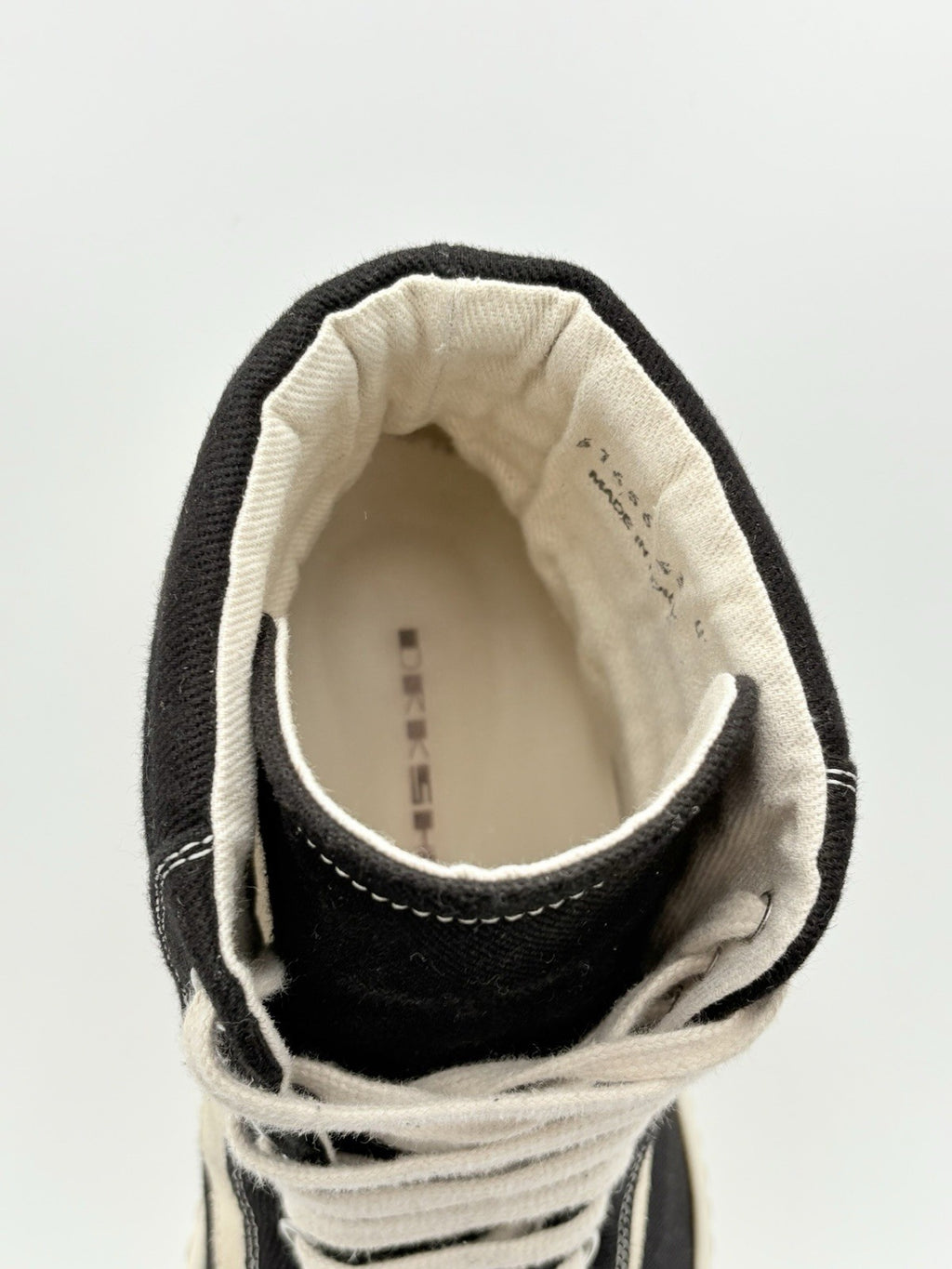 Size 43 (10 US) Rick Owens DRKSHDW Black Hollywood High Vintage | CLEAN!