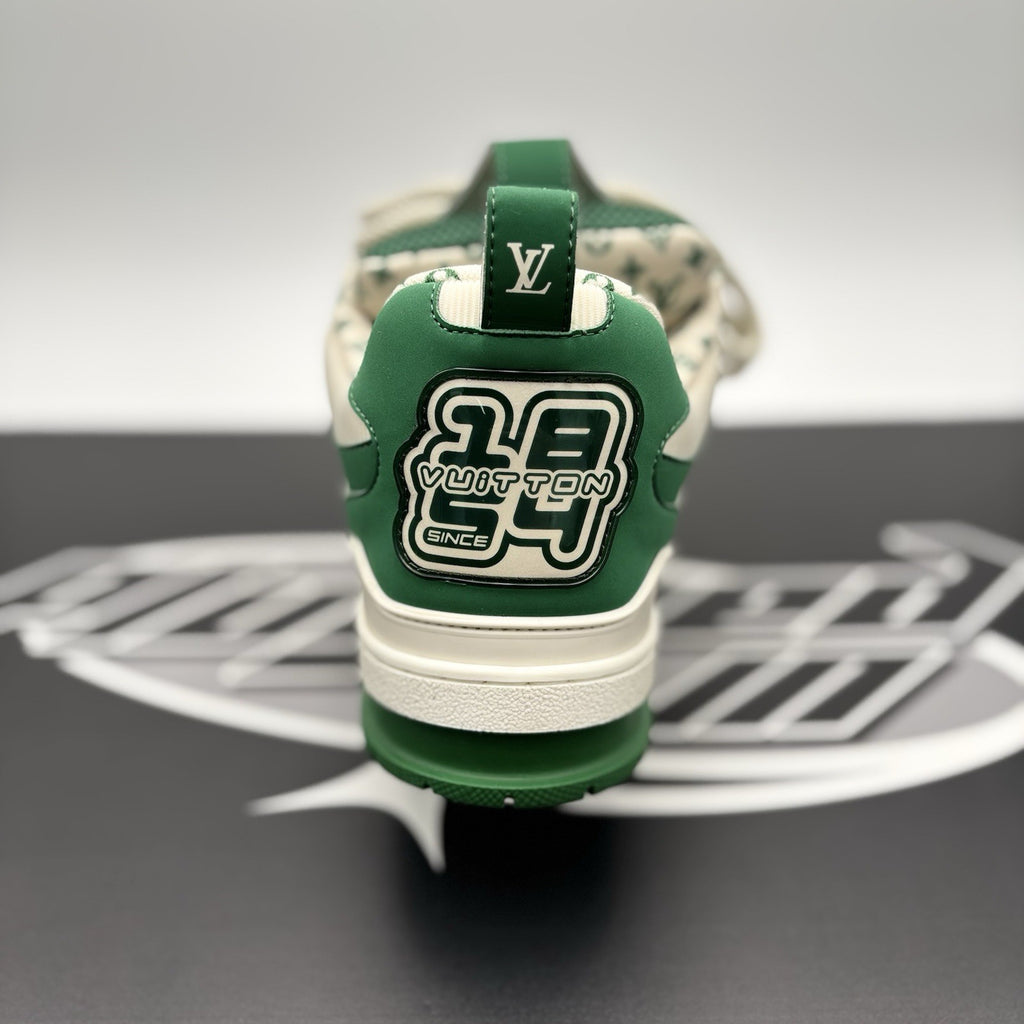 Size 9 LV (10-10.5 US) Louis Vuitton Skate ' Green, White ' | GREAT CONDITION!