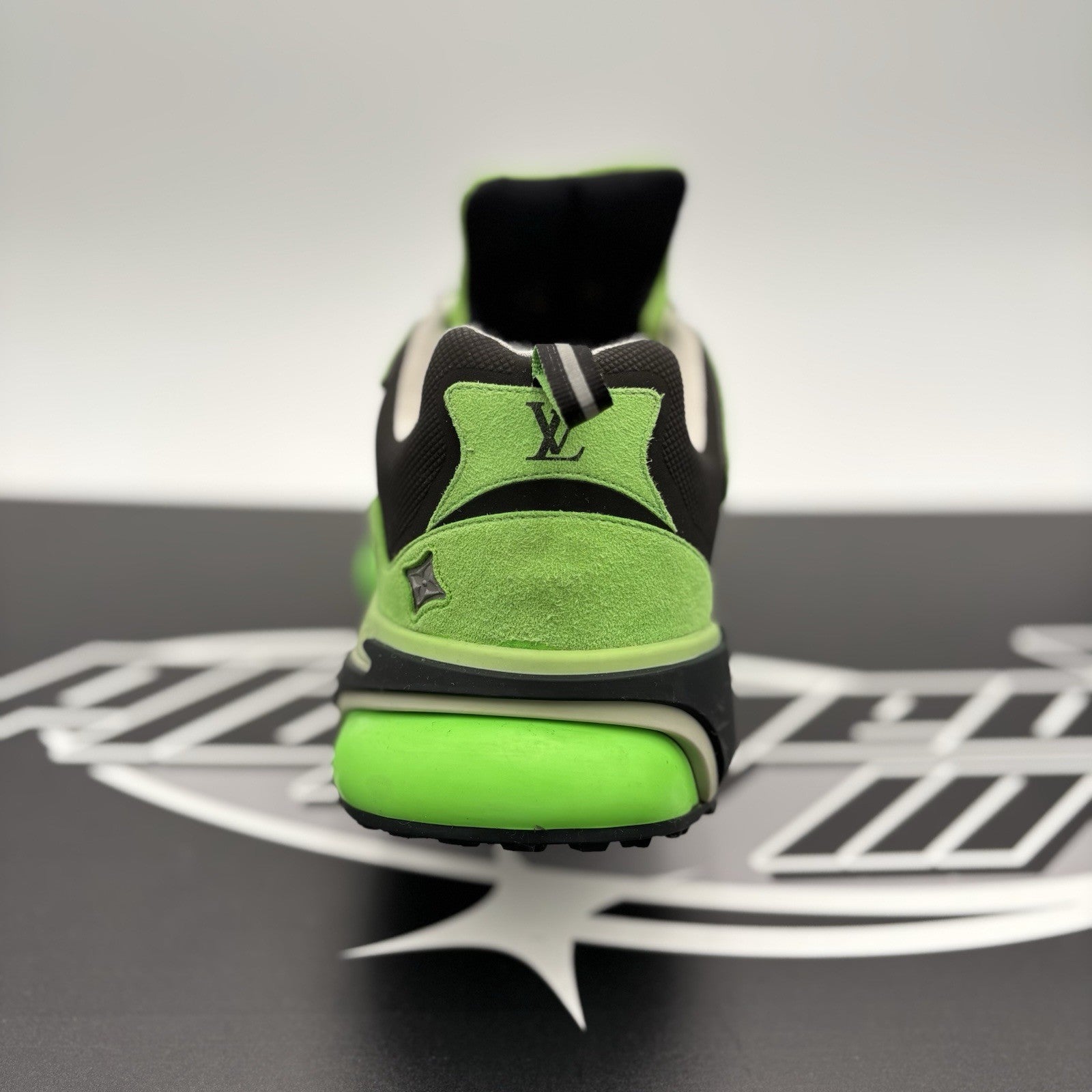 Size 10 LV (11-11.5 US) Louis Vuitton Tactic Runner ' Green ' | GOOD CONDITION!