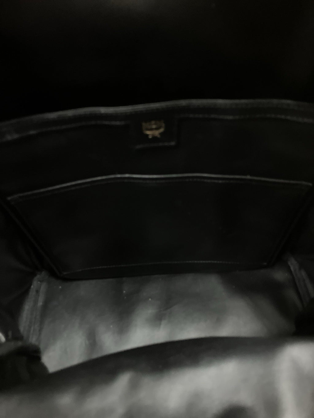MCM Cognac Stark " M " Studded Backpack | GREAT CONDITION!