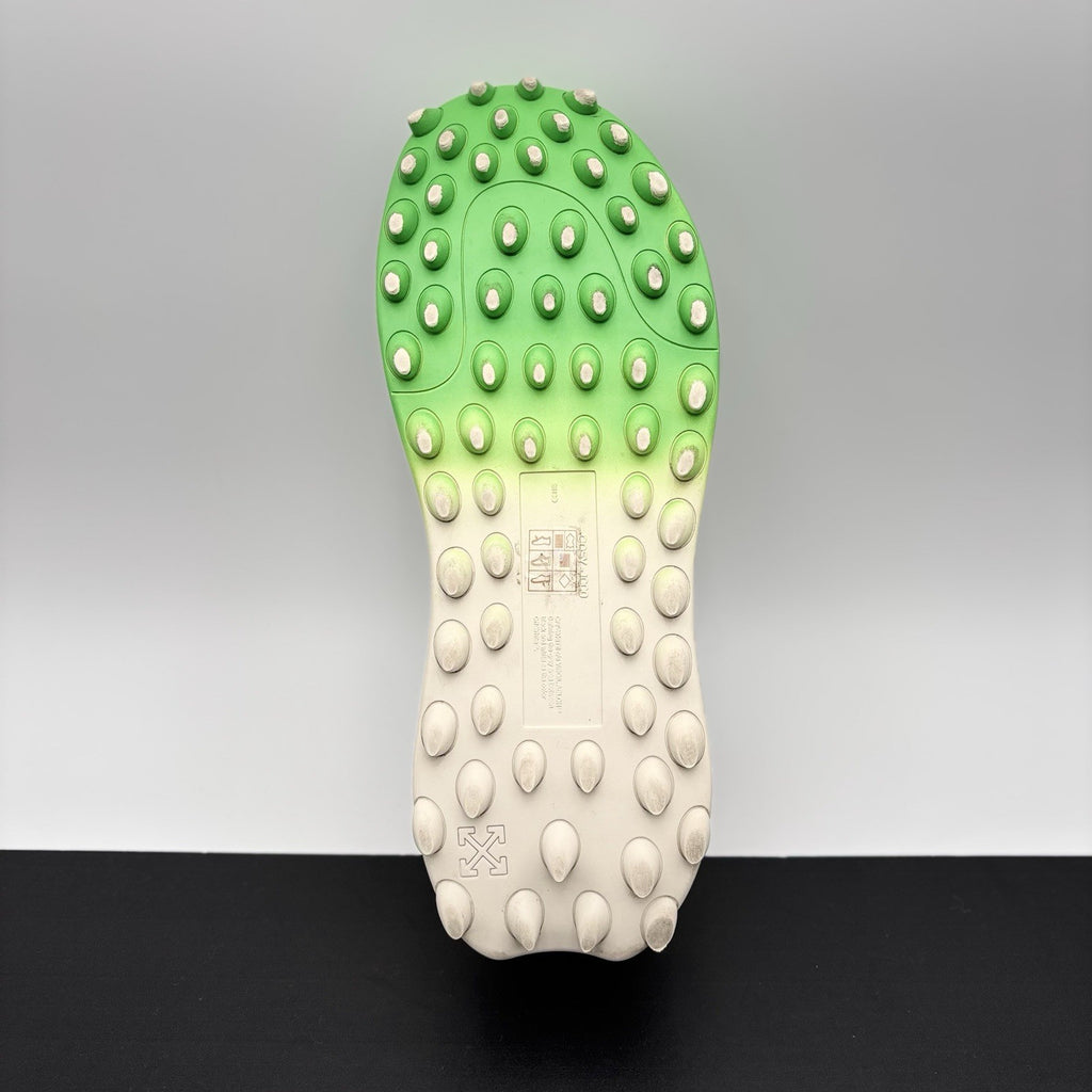 Size 45 (12 US) Off-White ODSY-1000 ' White, Green Spray Paint ' | GREAT!