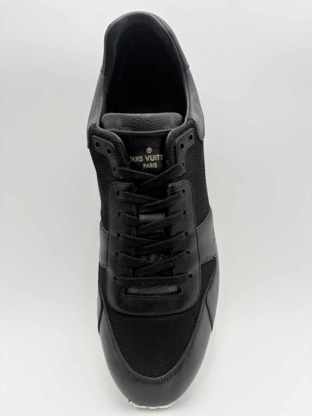Size 9.5 LV (10.5-11 US) Louis Vuitton Run Away ' Black White ' | GOOD CONDITION