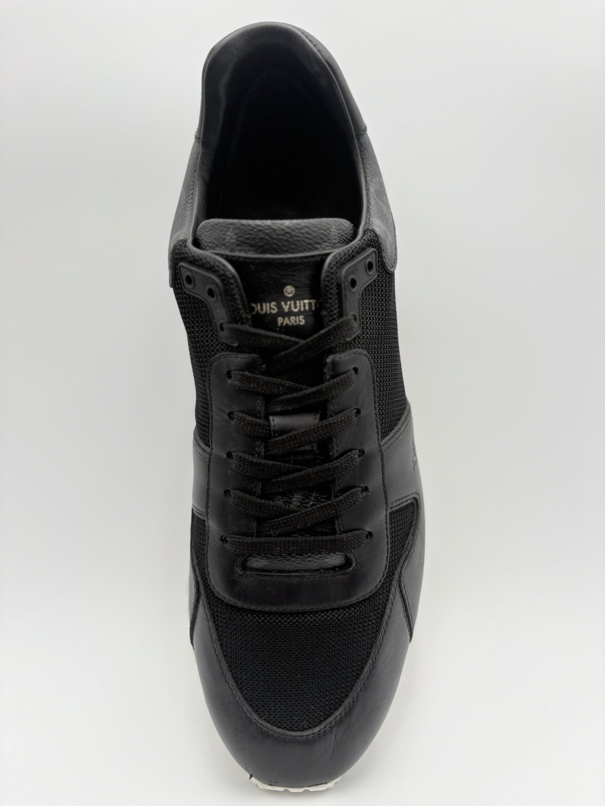 Size 9.5 LV (10.5-11 US) Louis Vuitton Run Away ' Black White ' | GOOD CONDITION