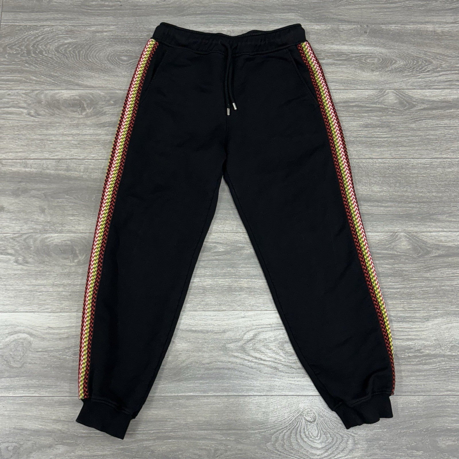 Size M - Lanvin Curb Lace Sweatpants ' Black Multi Color ' | GREAT CONDITION!