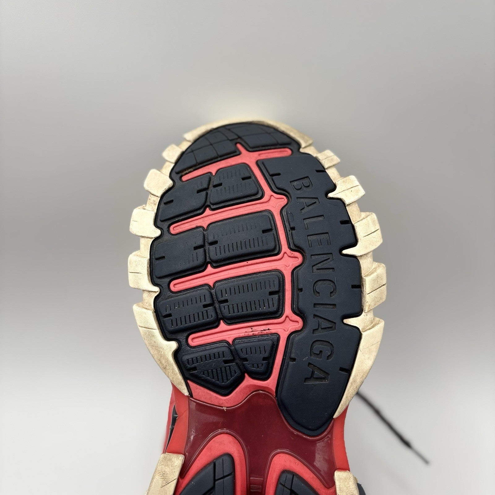 Size 43 (10 US) - Balenciaga Track LED Sneaker ' Navy, Red '