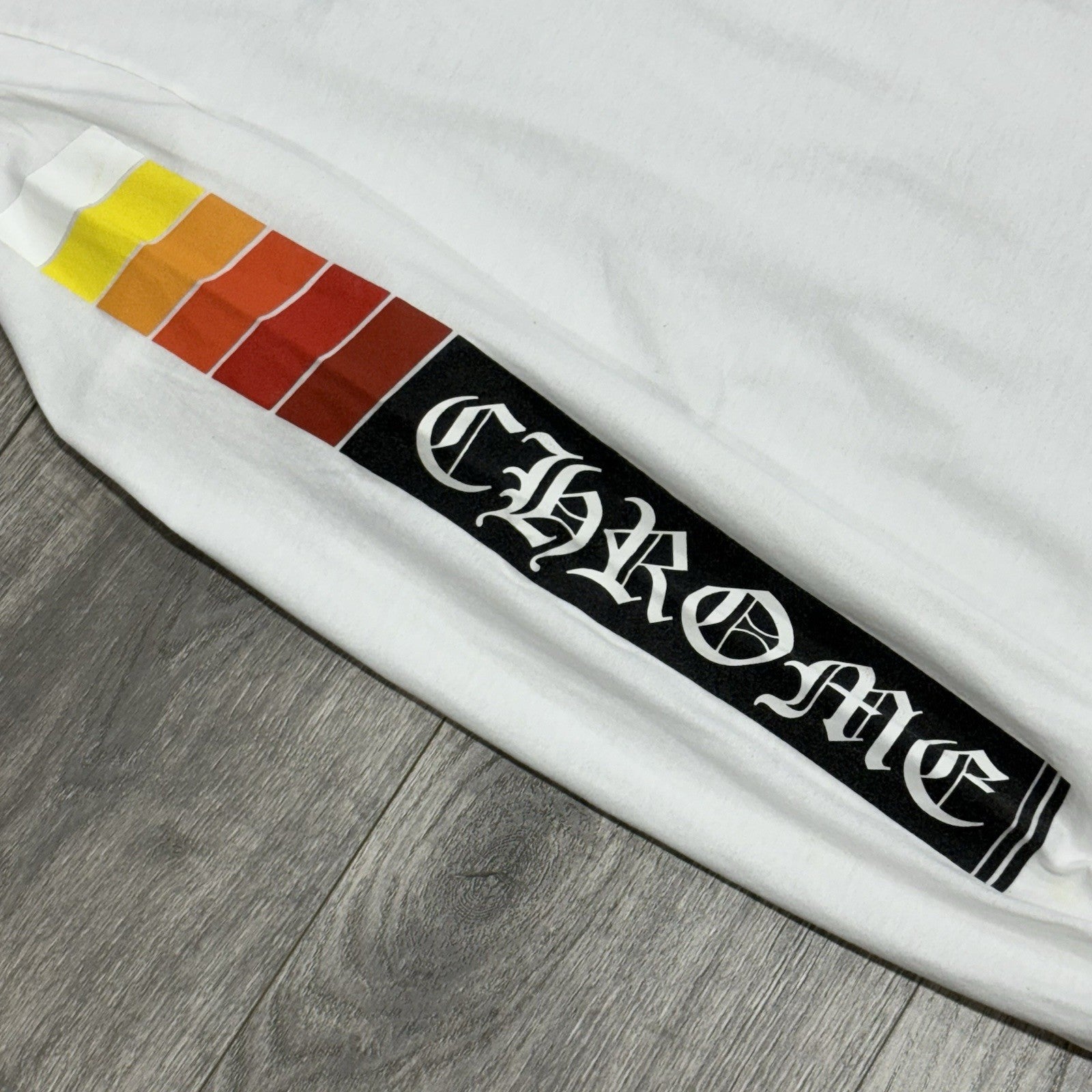 Size Large - Chrome Hearts Boost Long Sleeve T-Shirt ' White ' | GREAT COND!