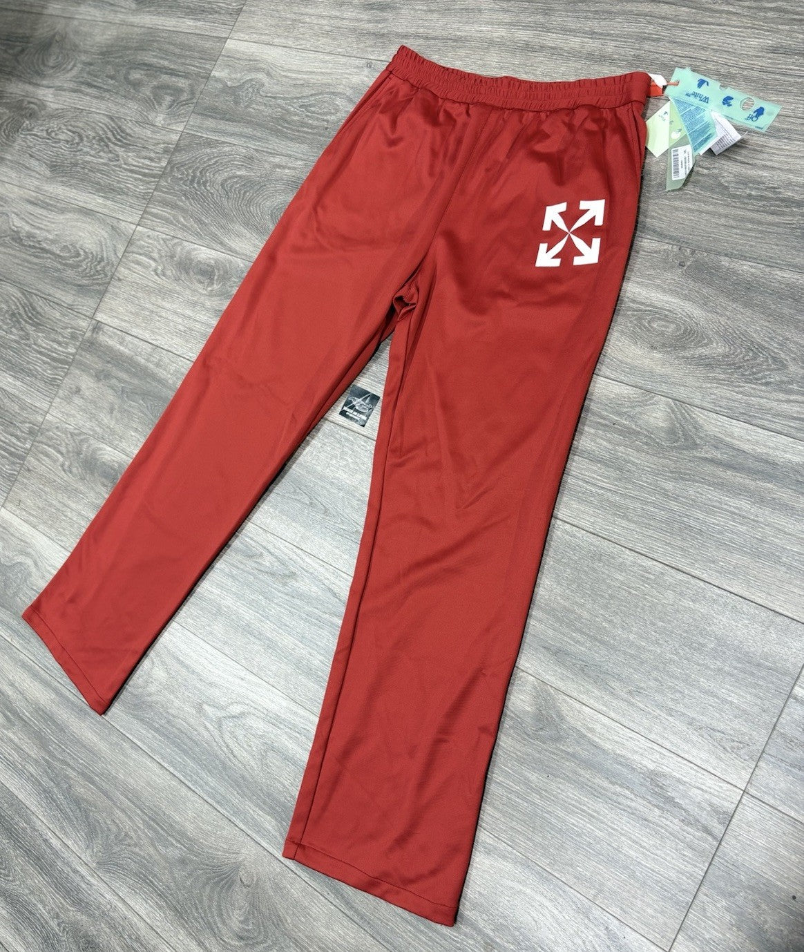 Size XXL - Off-White Single Arrow Slim Trackpant ' Red ' | NEW!