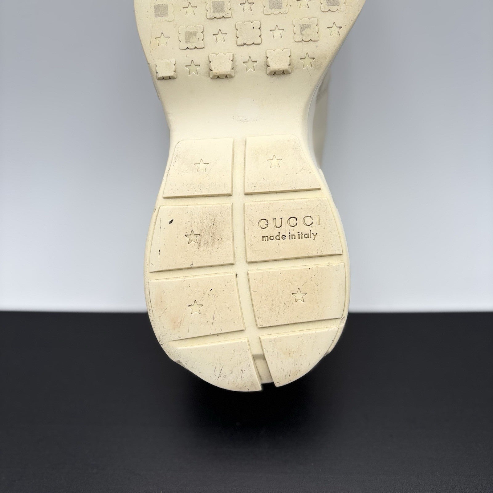 Size 9 G (9.5 US) Gucci Rhyton GG  ‘ Hawaii Ivory Multi ’ | GOOD CONDITION!