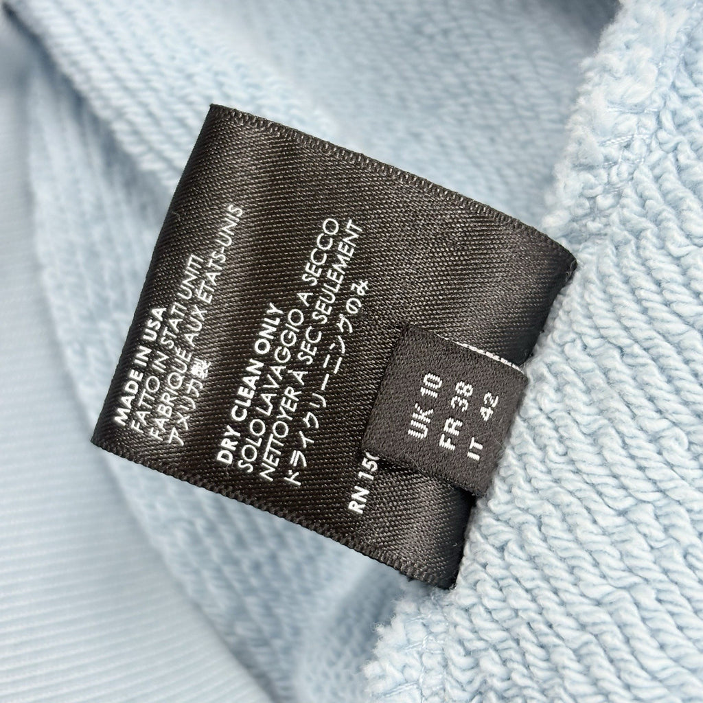 Size M - Amiri Eternal Happiness Embroidered Hoodie ' Blue ' | GREAT CONDITION!