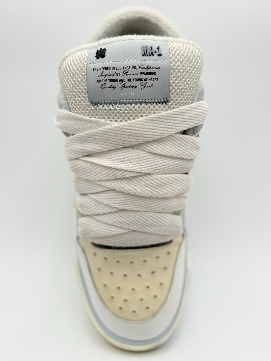 Size 44 (11 US) Amiri MA-1 ' White Blue ' | GOOD CONDITION!