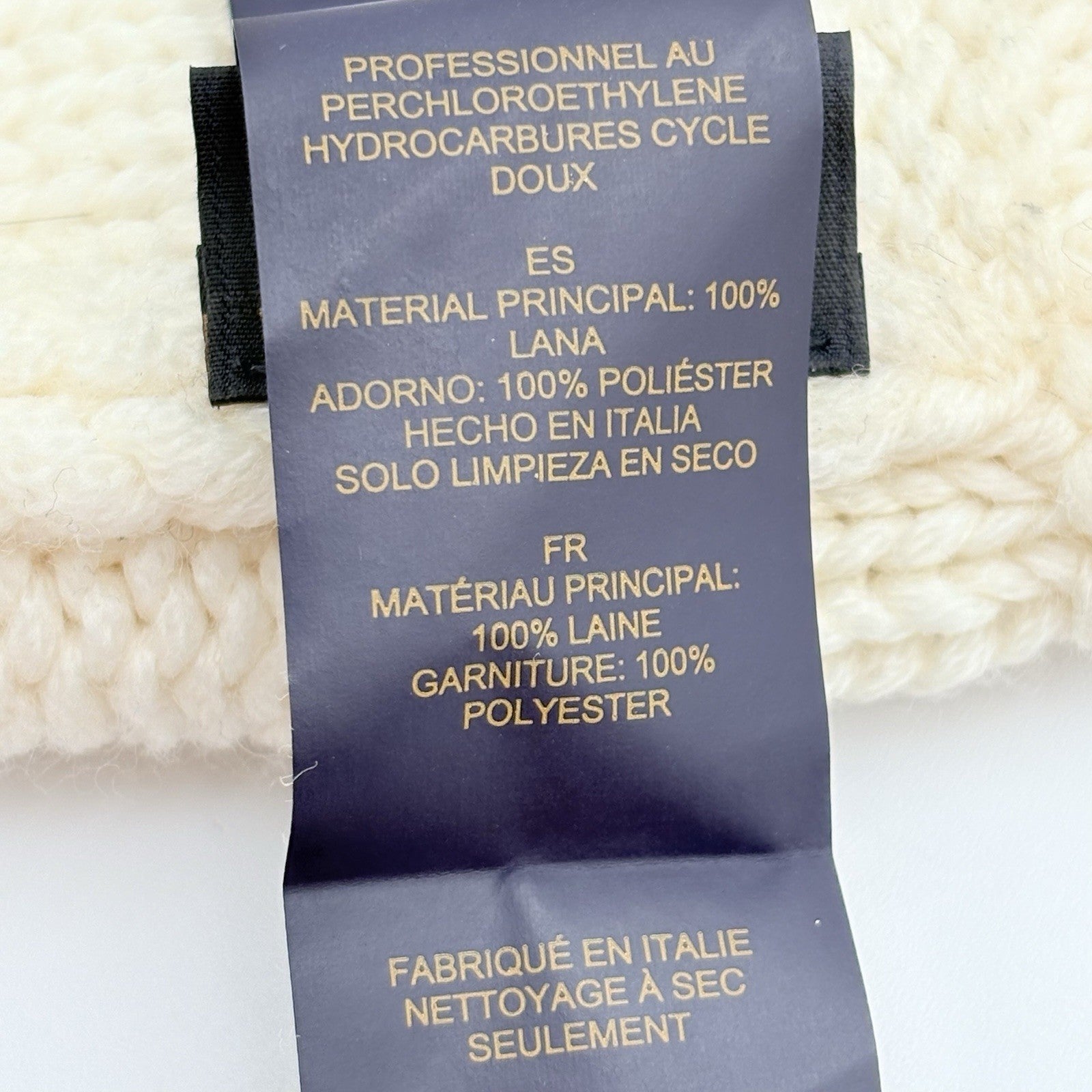 Louis Vuitton Damier Snug Beanie ' Crème' | SUPER CLEAN!