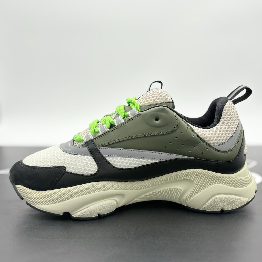 Size 44 (11 US) - Dior B22 Sneaker ' Khaki Pistachio ' | EXCELLENT CONDITION!