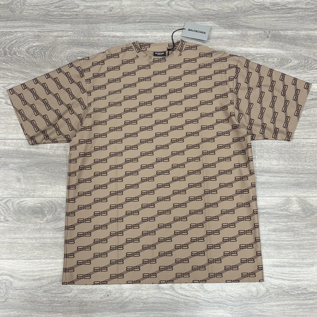 Size S - Balenciaga SW Swim T-Shirt ' Beige ' | BRAND NEW!