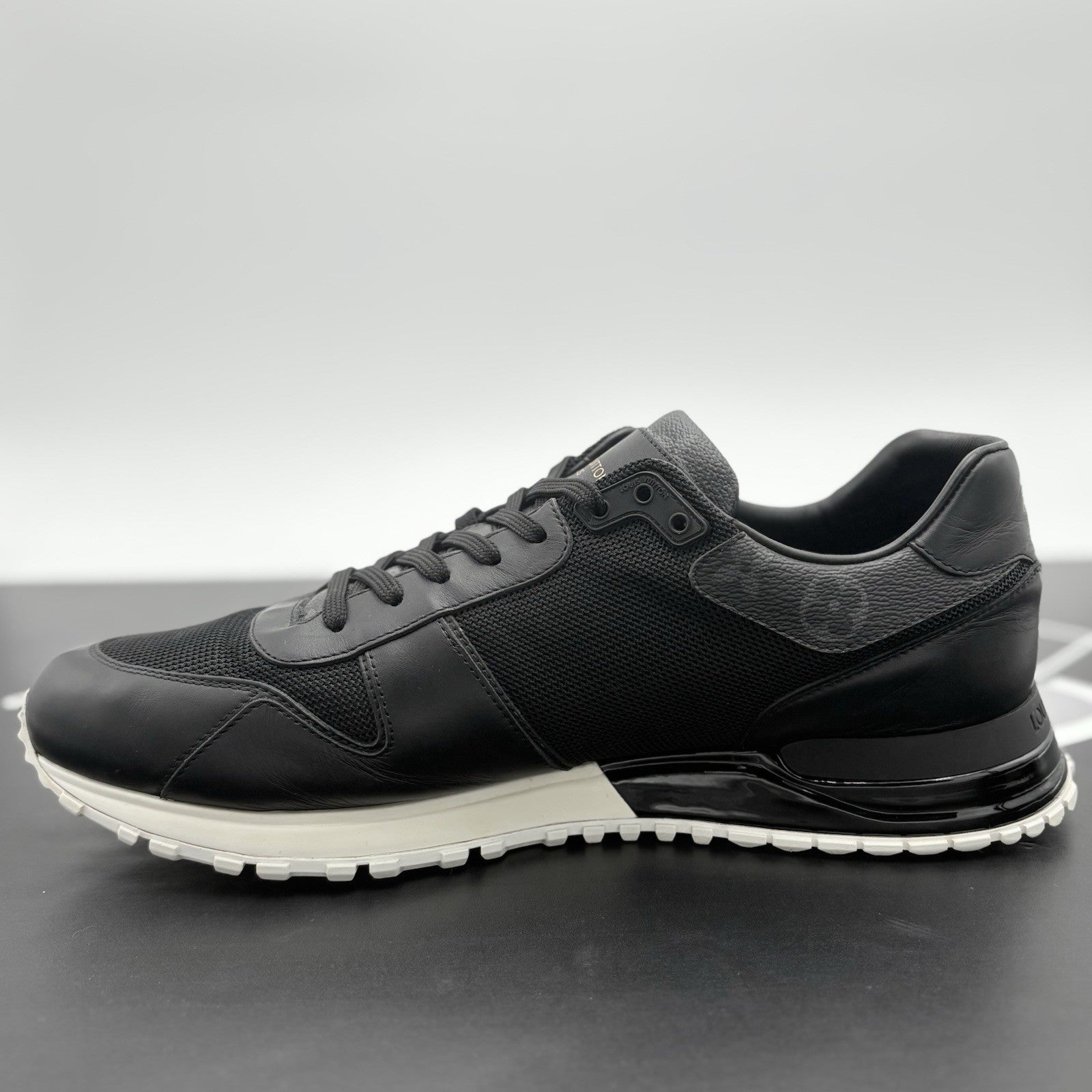 Size 9.5 LV (10.5-11 US) Louis Vuitton Run Away ' Black White ' | GOOD CONDITION