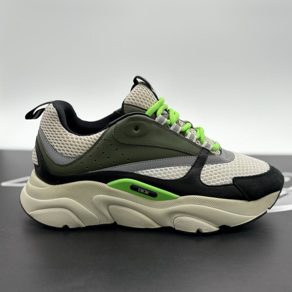 Size 43 (10 US) - Dior B22 Sneaker ' Khaki Pistachio ' | SUPER CLEAN!