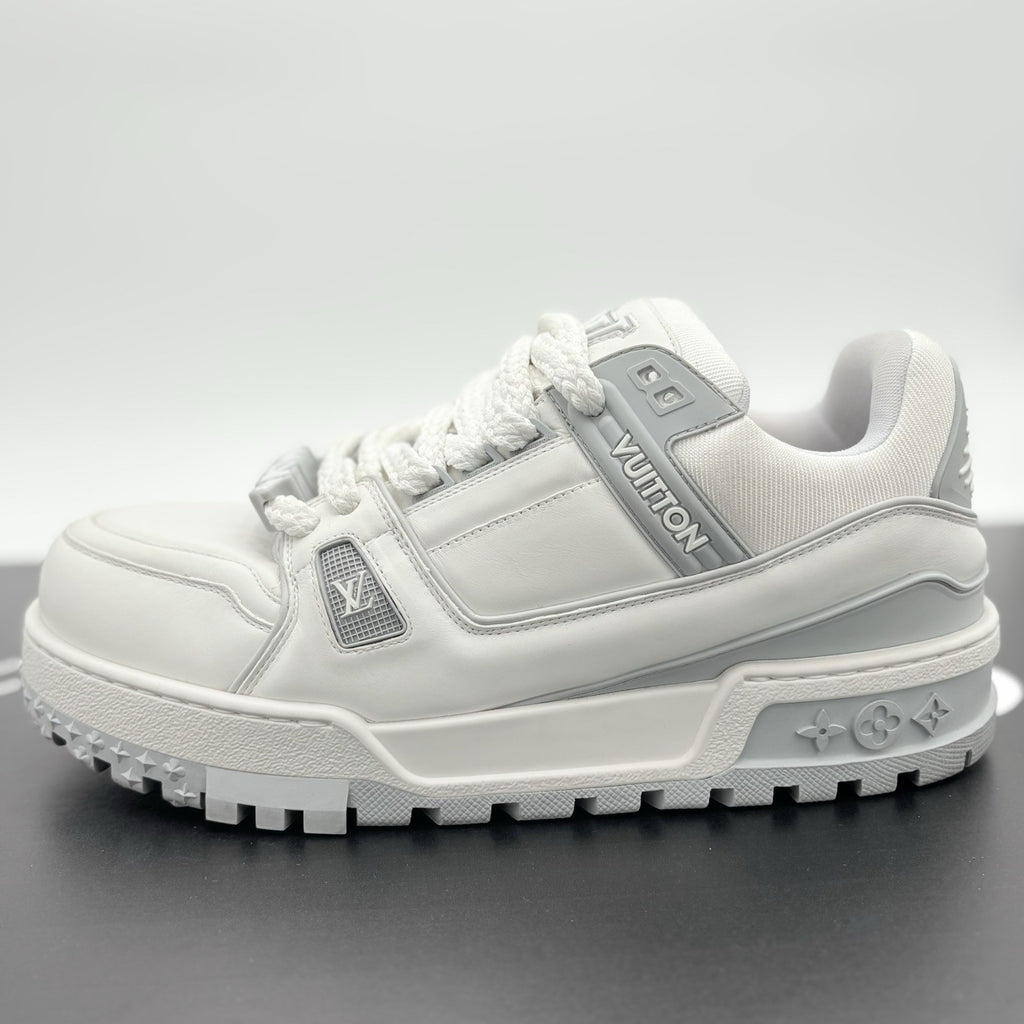 Size 10 LV (11-11.5 US) - Louis Vuitton Maxi ' White Grey ' | SUPER CLEAN!