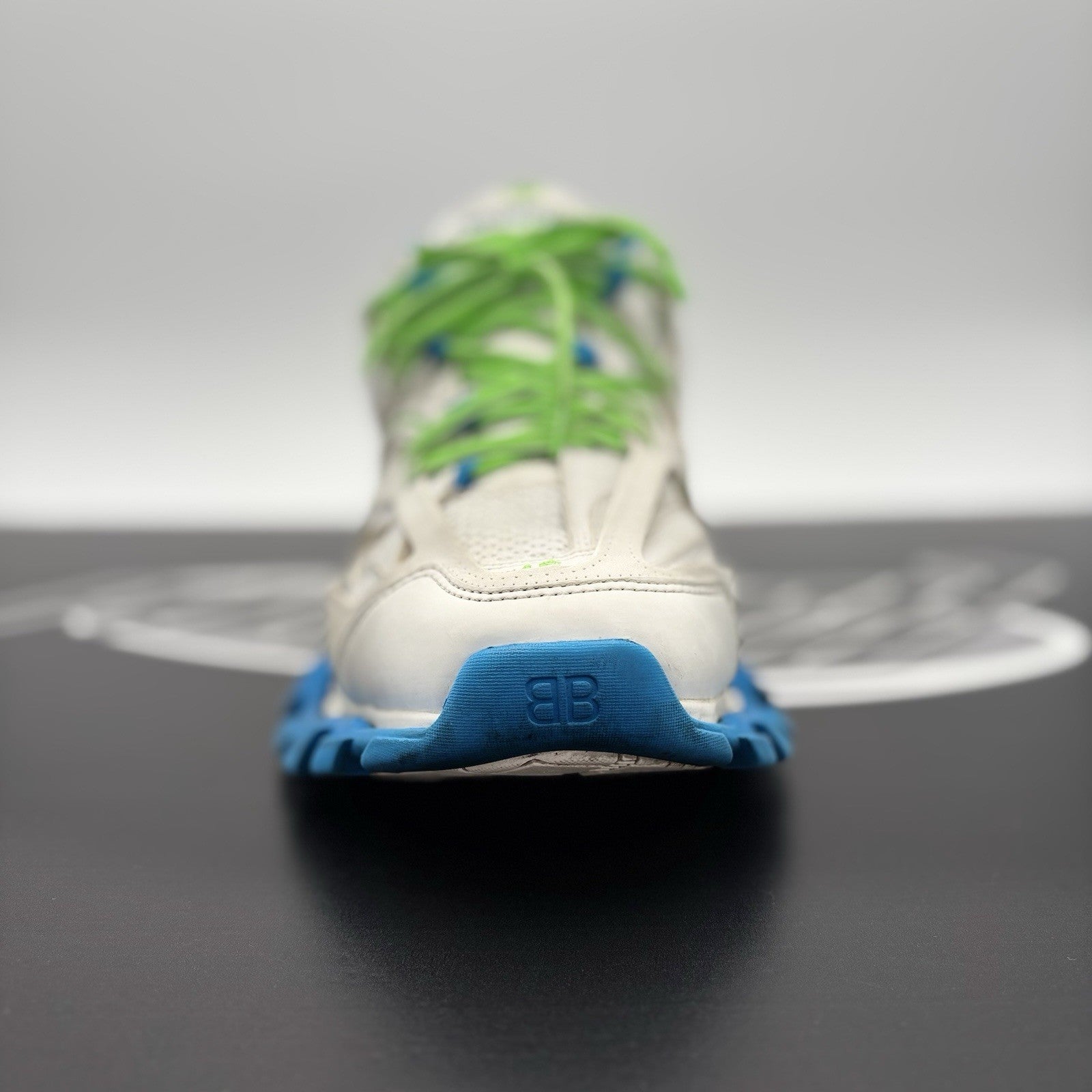 Size 45 (12 US) - Balenciaga Track ' White Blue Green ' | GREAT CONDITION!