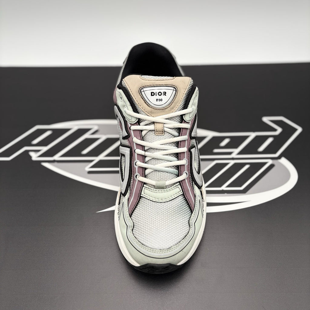 Size 44 (11 US) - Dior B30 Reflective Sneaker ' Light Green Purple ' | GOOD COND