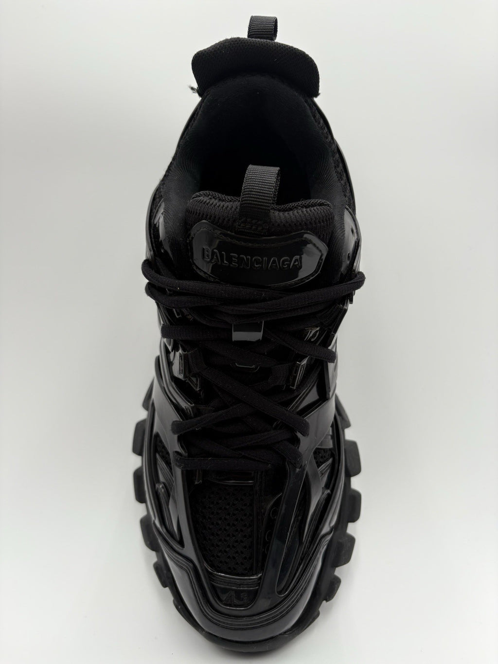 Size 41 (8 US) Balenciaga Track Sneaker ' Black Patent ' | GOOD CONDITION!