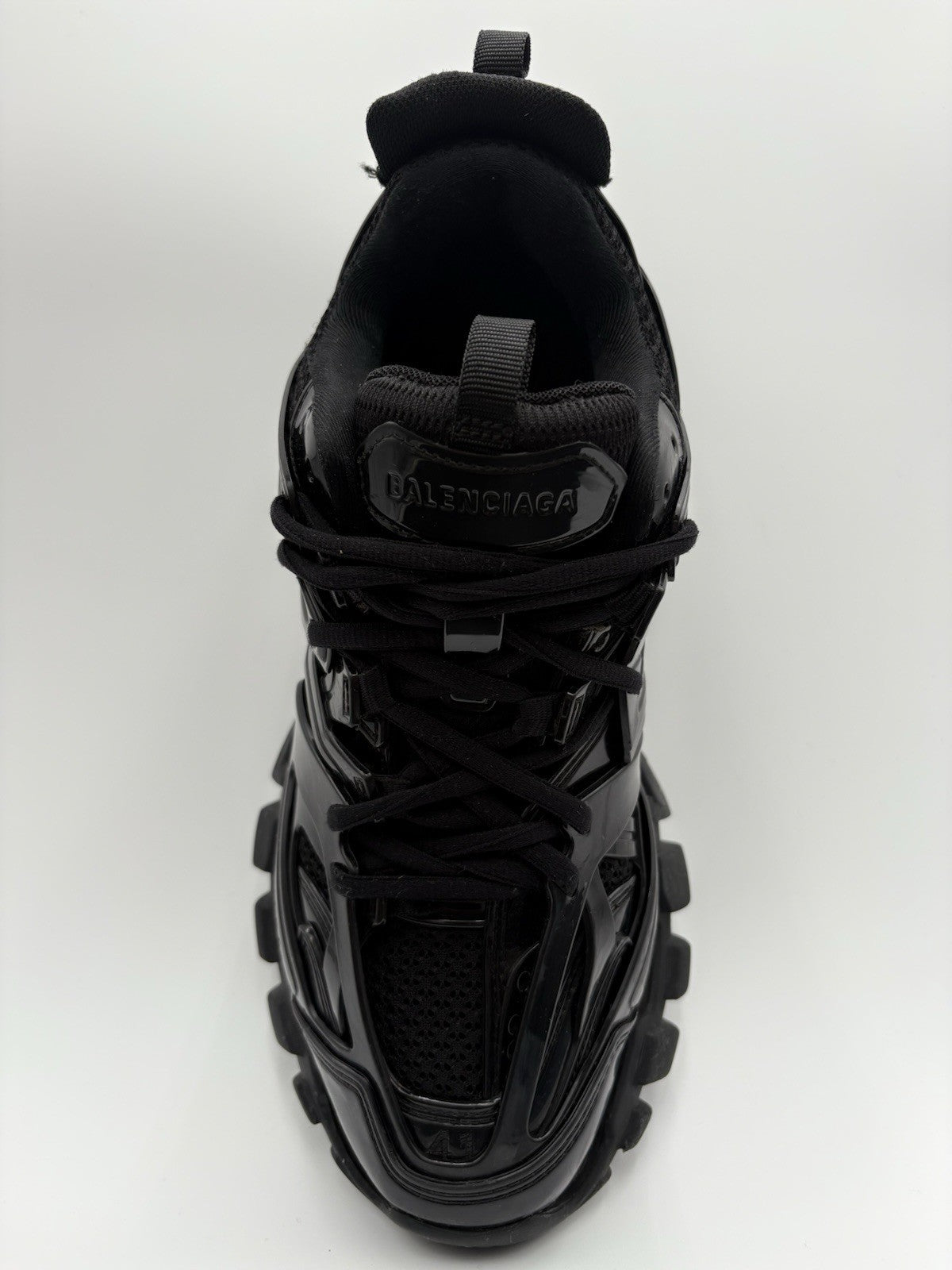Size 41 (8 US) Balenciaga Track Sneaker ' Black Patent ' | GOOD CONDITION!